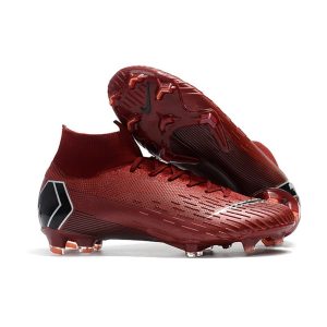 Kopačky Pánské Nike Mercurial Superfly VI 360 Elite DF FG – Červené Černá